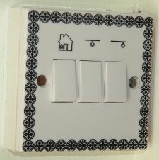 medium size picture of engraved 3 way light switch